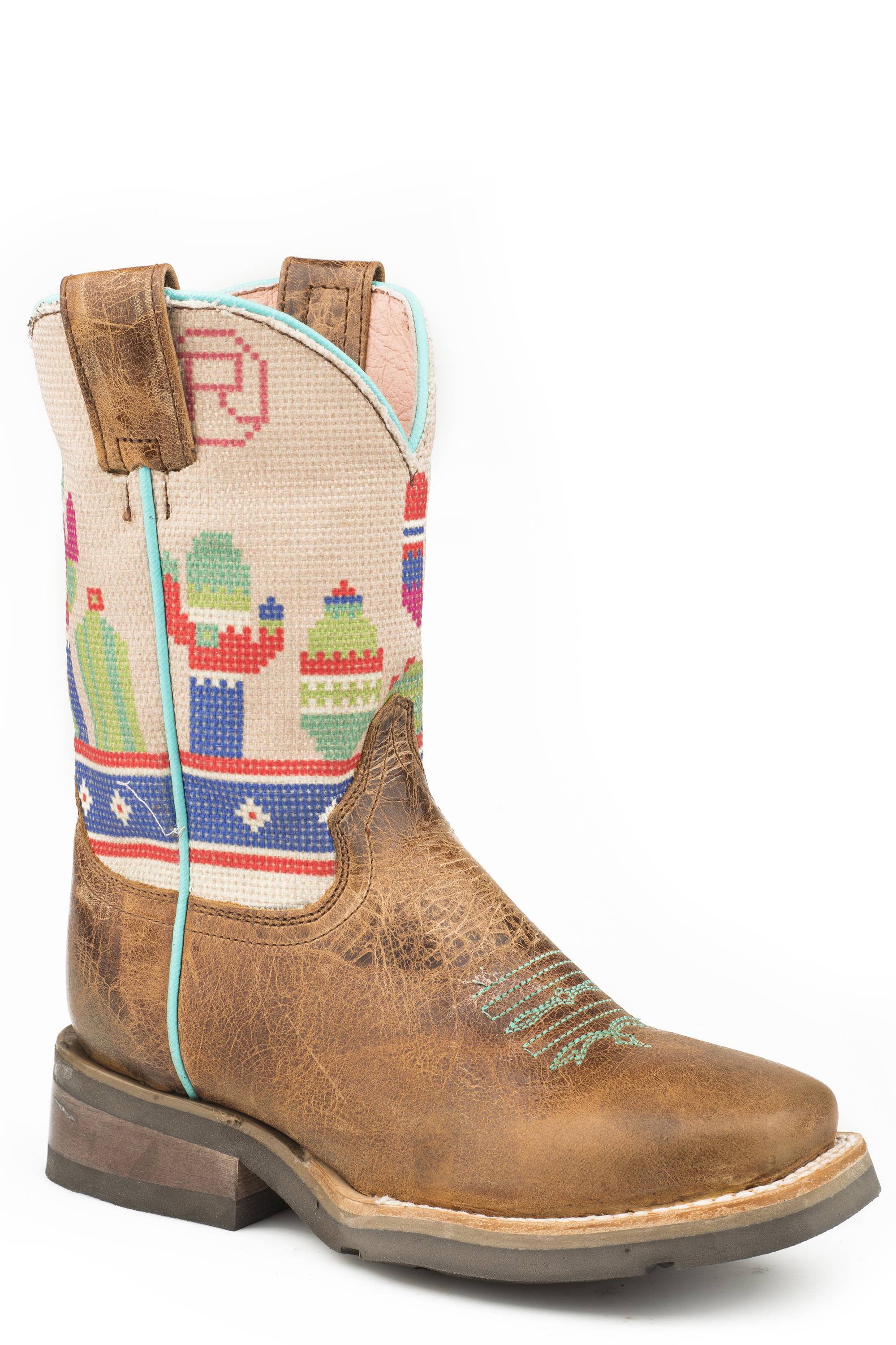 4-134759 Roper Kids Cactus Square Toe Fashion Boots sku 4-134759