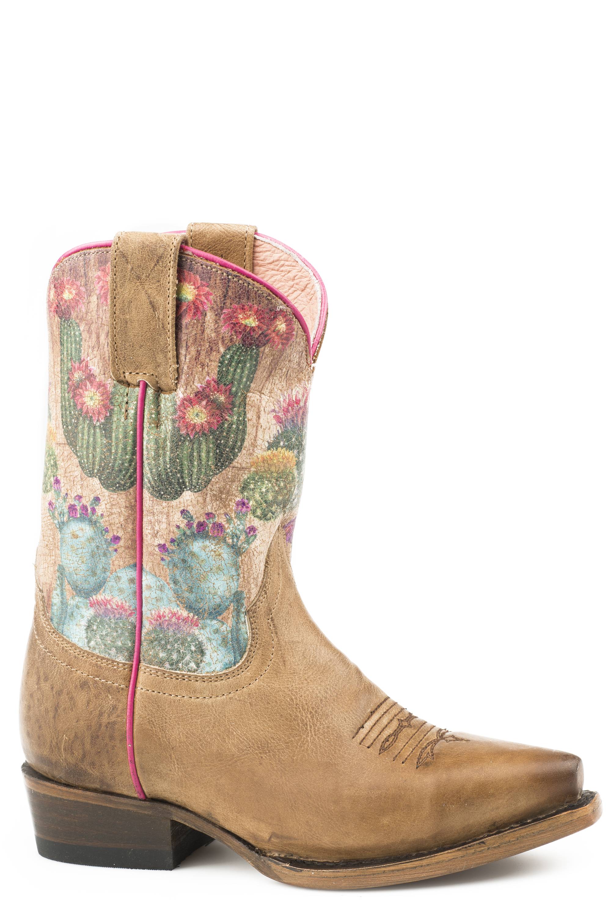 Roper Kids Prickly Snip Toe Fashion Boots