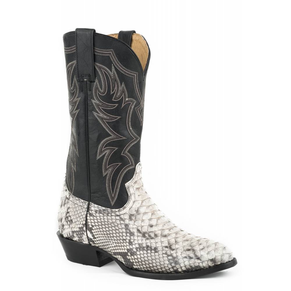 Roper Mens All In R Toe Western Boots Flat | EquestrianCollections