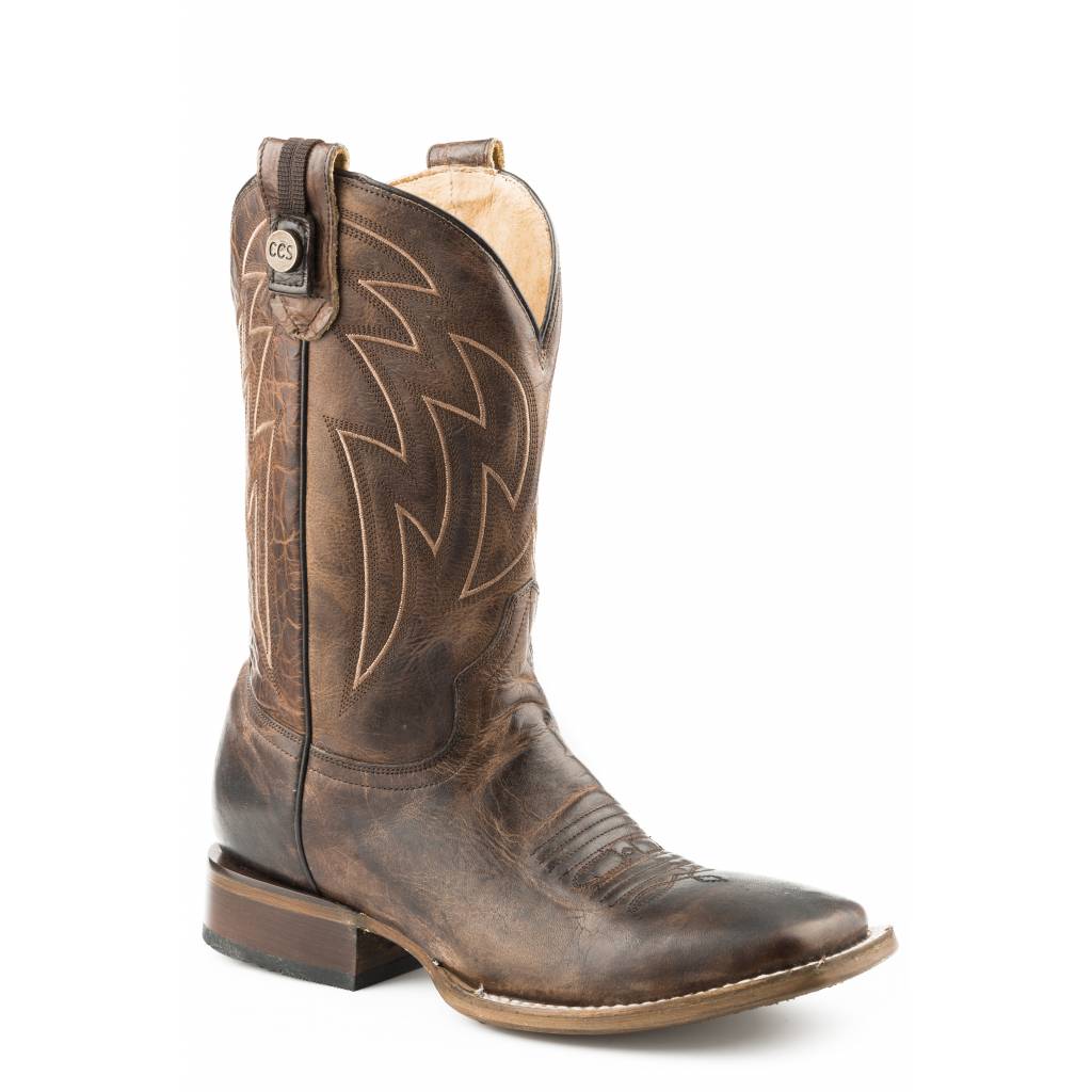 Roper Pierce Conceal Carry Boot - Mens - Cognac