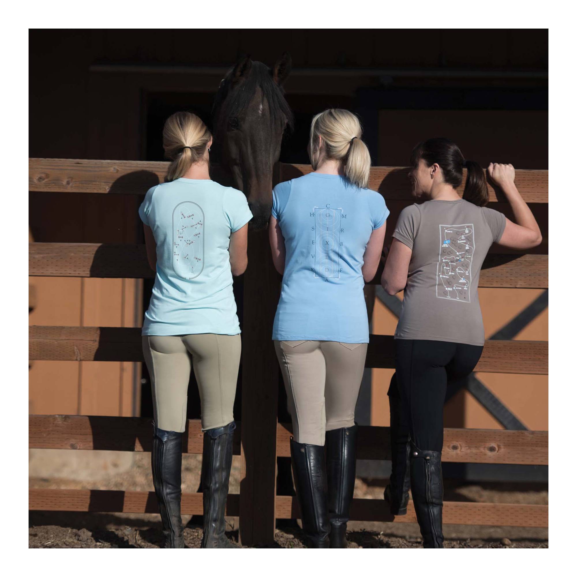 4-169961 Irideon Ladies Show Jumping On Course Tee sku 4-169961