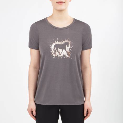 Irideon Ladies "Sequin Horse" Tee Shirt