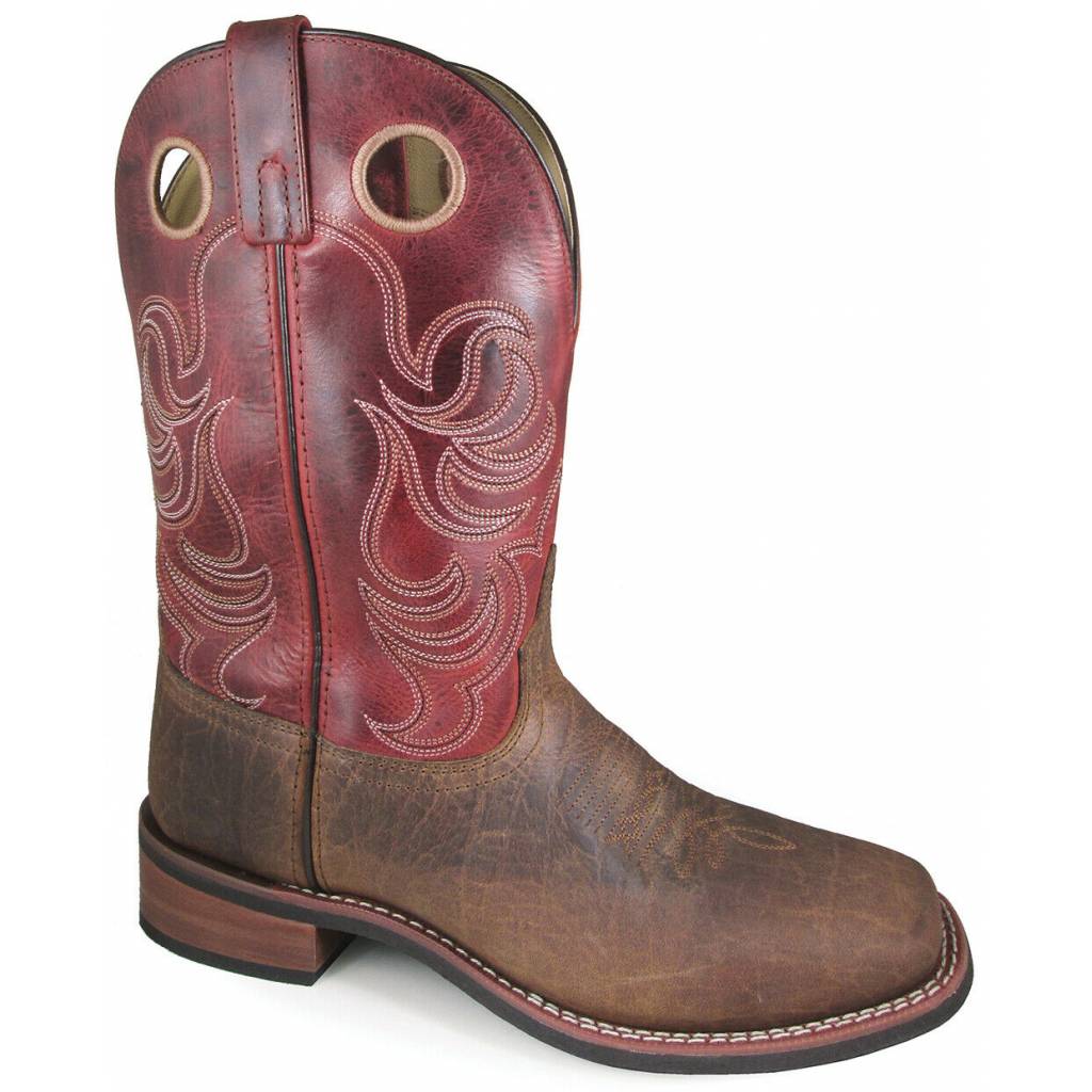 Smoky Mountain Mens Timber Leather Western Boots