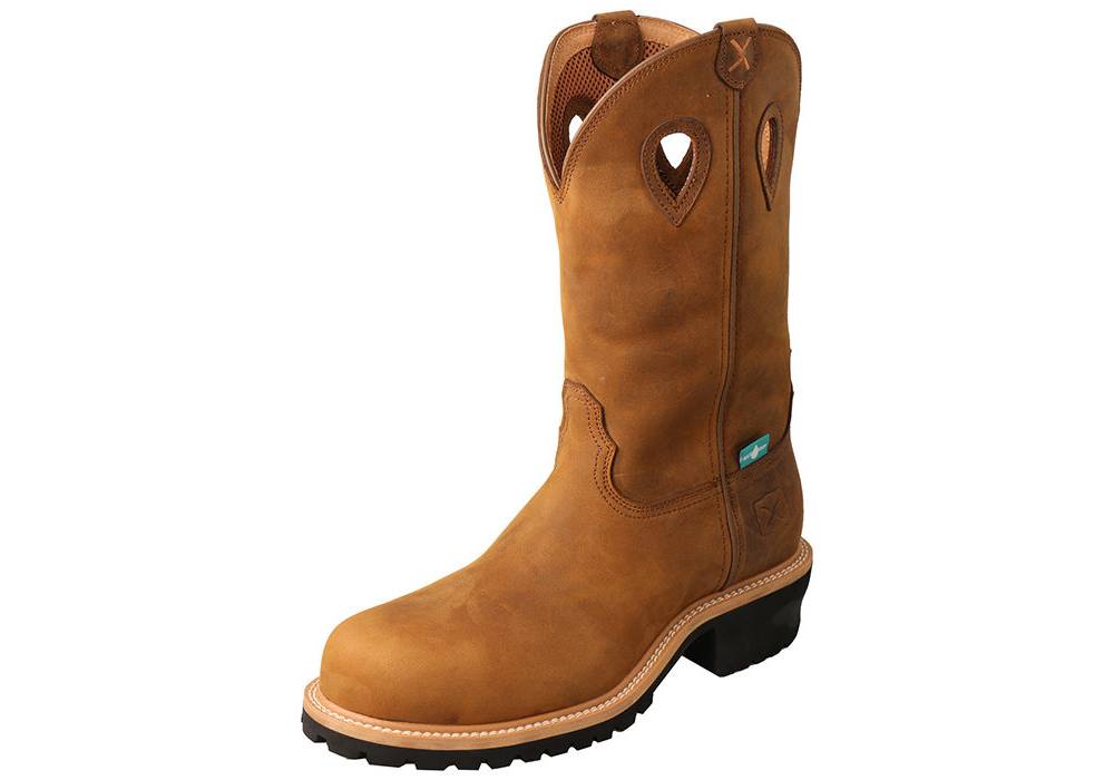 composite toe pull on boots