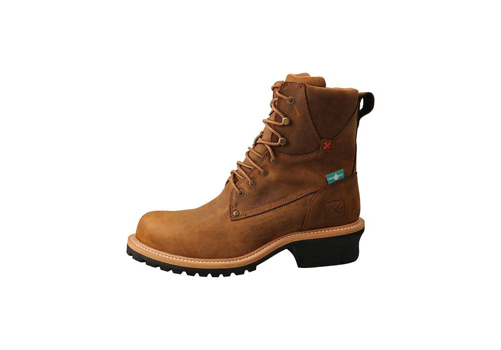 twisted x lace up boots