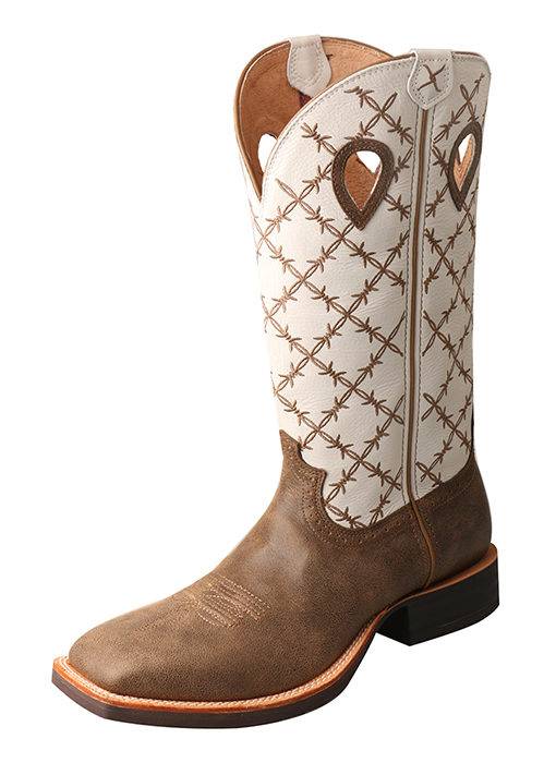 narrow square toe boots