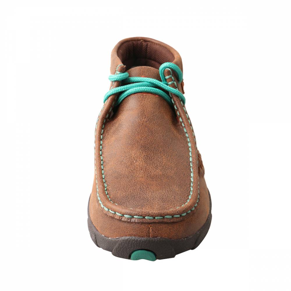 twisted x women's tooled chukka driving mocs