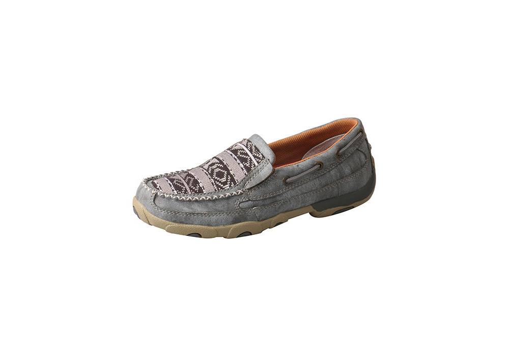 twisted x women's driving mocs slip on