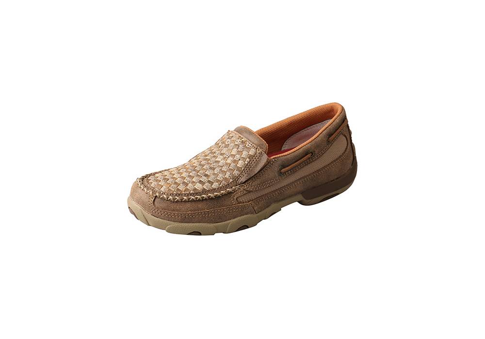 twisted x women's driving mocs slip on