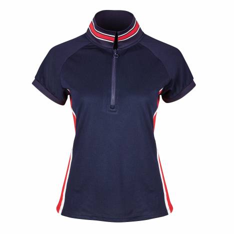 Dublin Ladies Alexis Short Sleeve Team Dublin Technical 1/4 Zip Polo