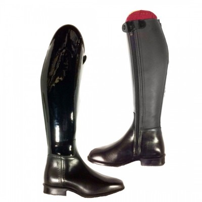 patent leather riding boots women