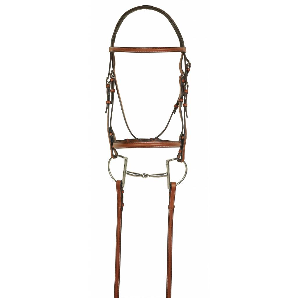 Aramas Plain Raised Bridle with Lace Reins