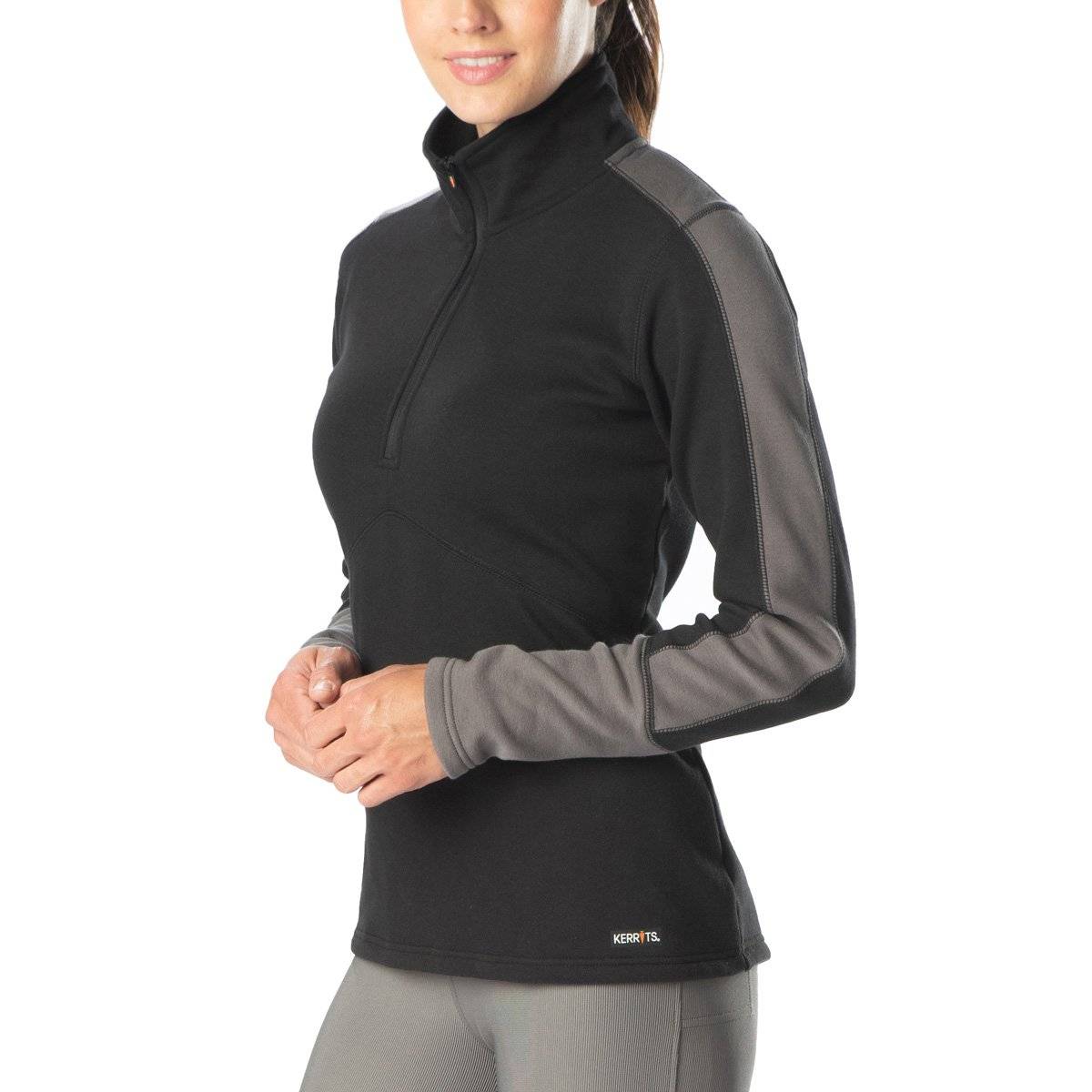 4-204270 Kerrits Ladies Centerline Fleece Zip Neck Top sku 4-204270