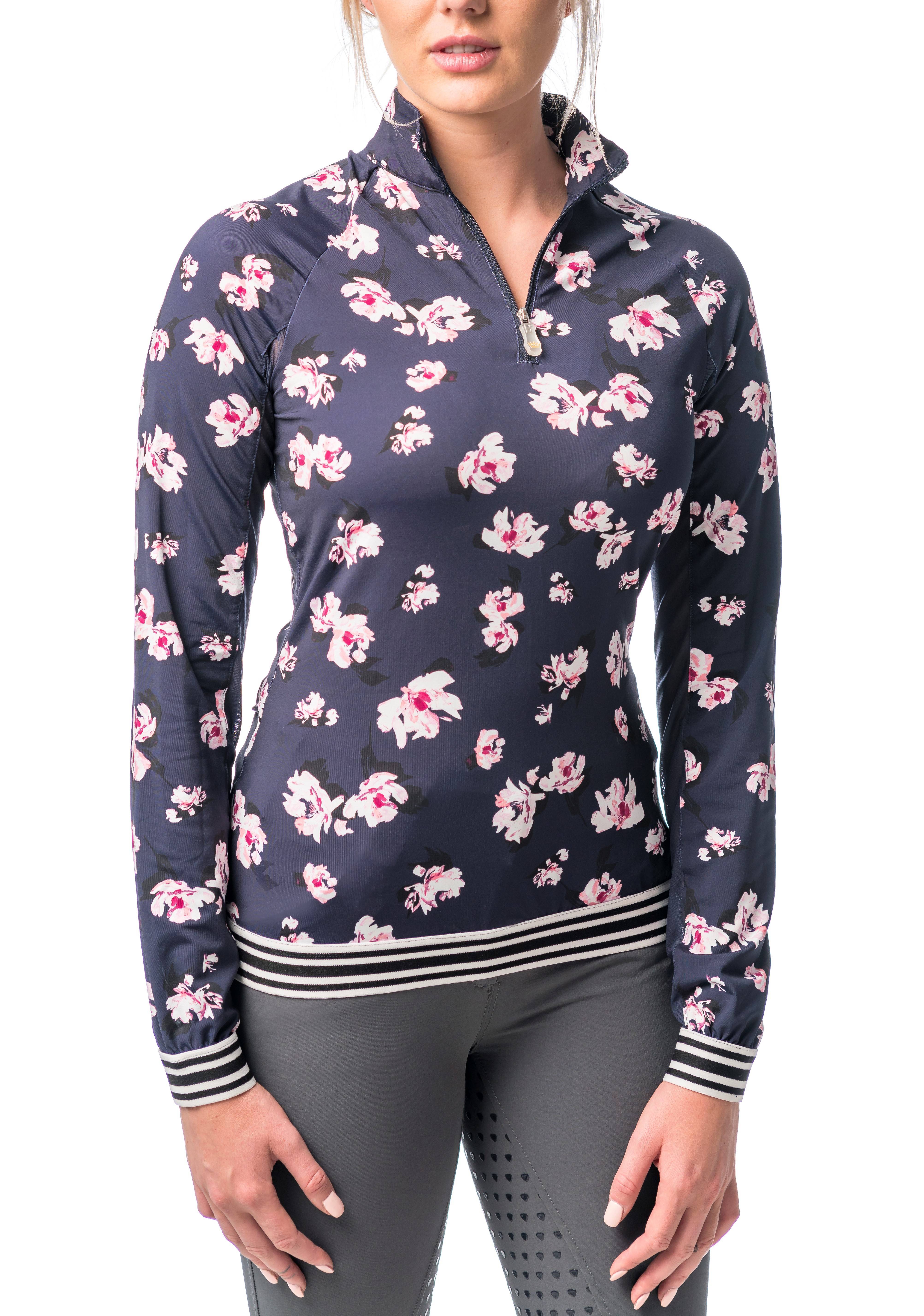 4-206358 Kastel Denmark Ladies Long Sleeve Floral Print Sun sku 4-206358