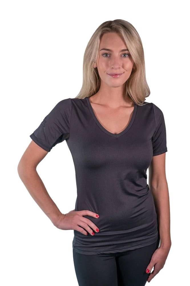 Kastel Denmark Ladies Short Sleeve V-Neck Shirt