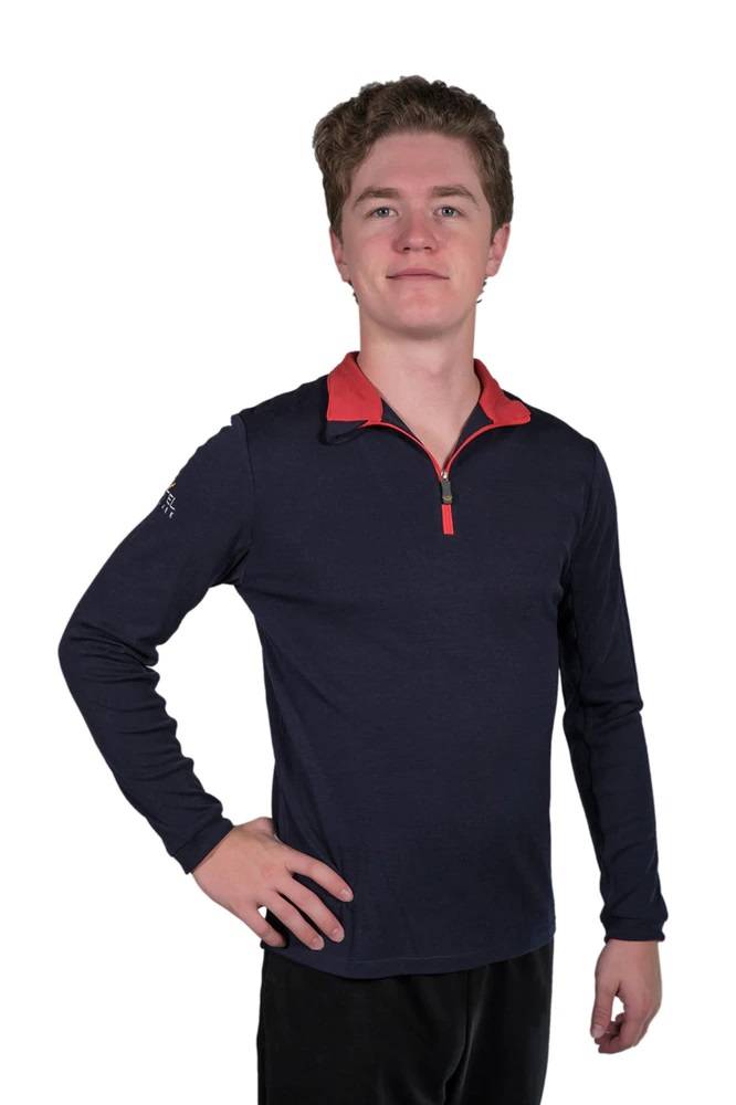 Kastel Denmark Mens Long Sleeve Merino Wool Sweater