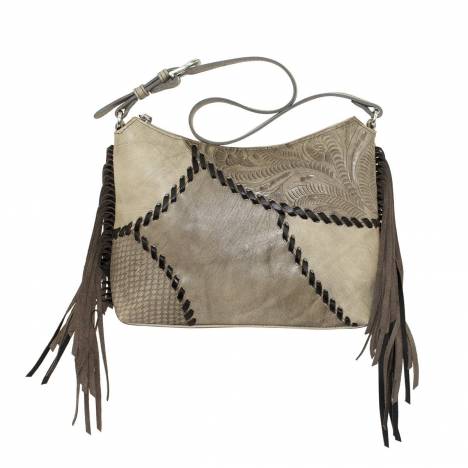 American West Gypsy Patch Zip Top Shoulder Bag