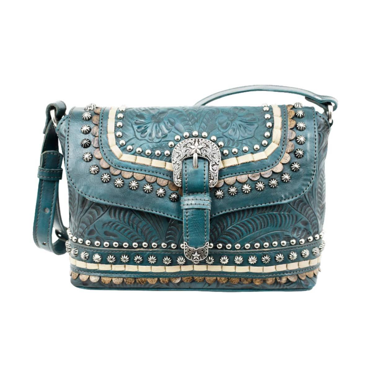 American West Blue Ridge Flap Crossbody Bag