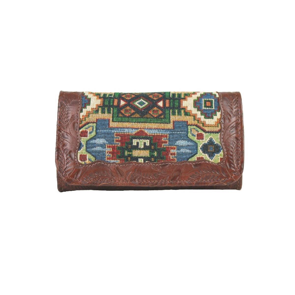 American West Ladies Bella Beau Tri-Fold Wallet