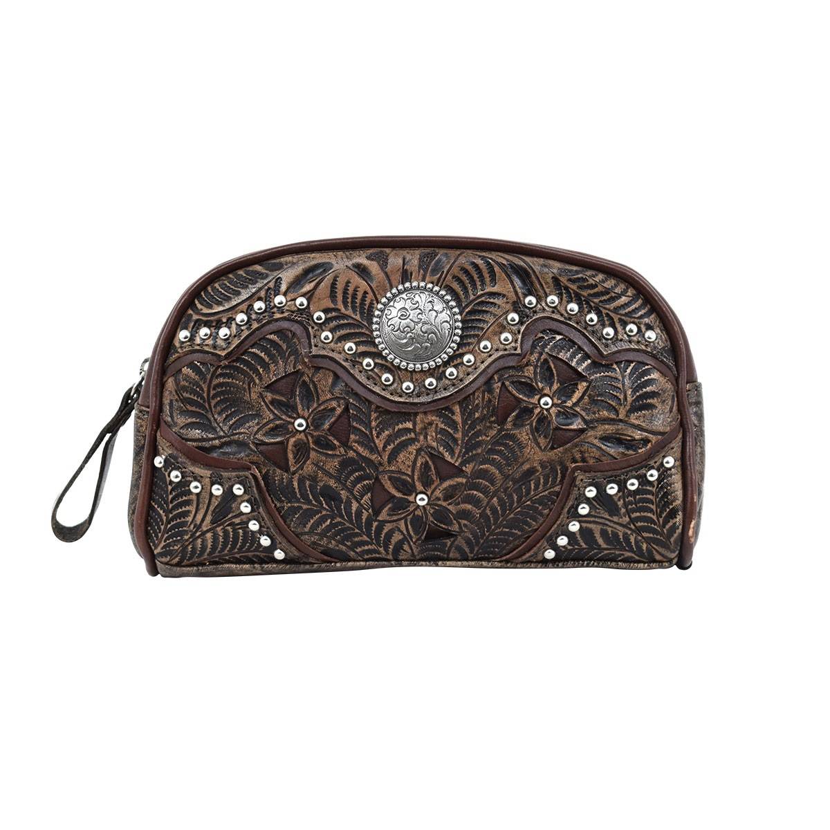 4-206869 American West Inlay Eagle Cosmetic Case sku 4-206869