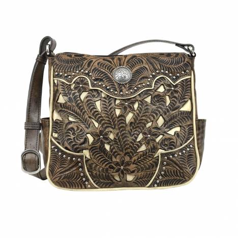 American West Inlay Eagle Messenger Bag