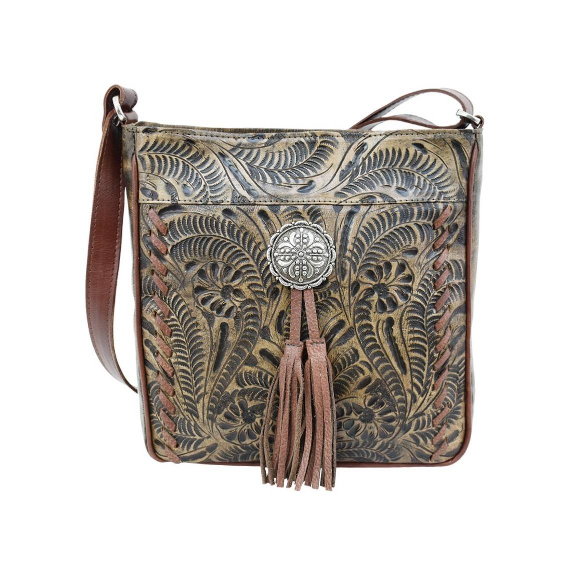 4-206937 American West Lariats And Lace Messenger Bag sku 4-206937