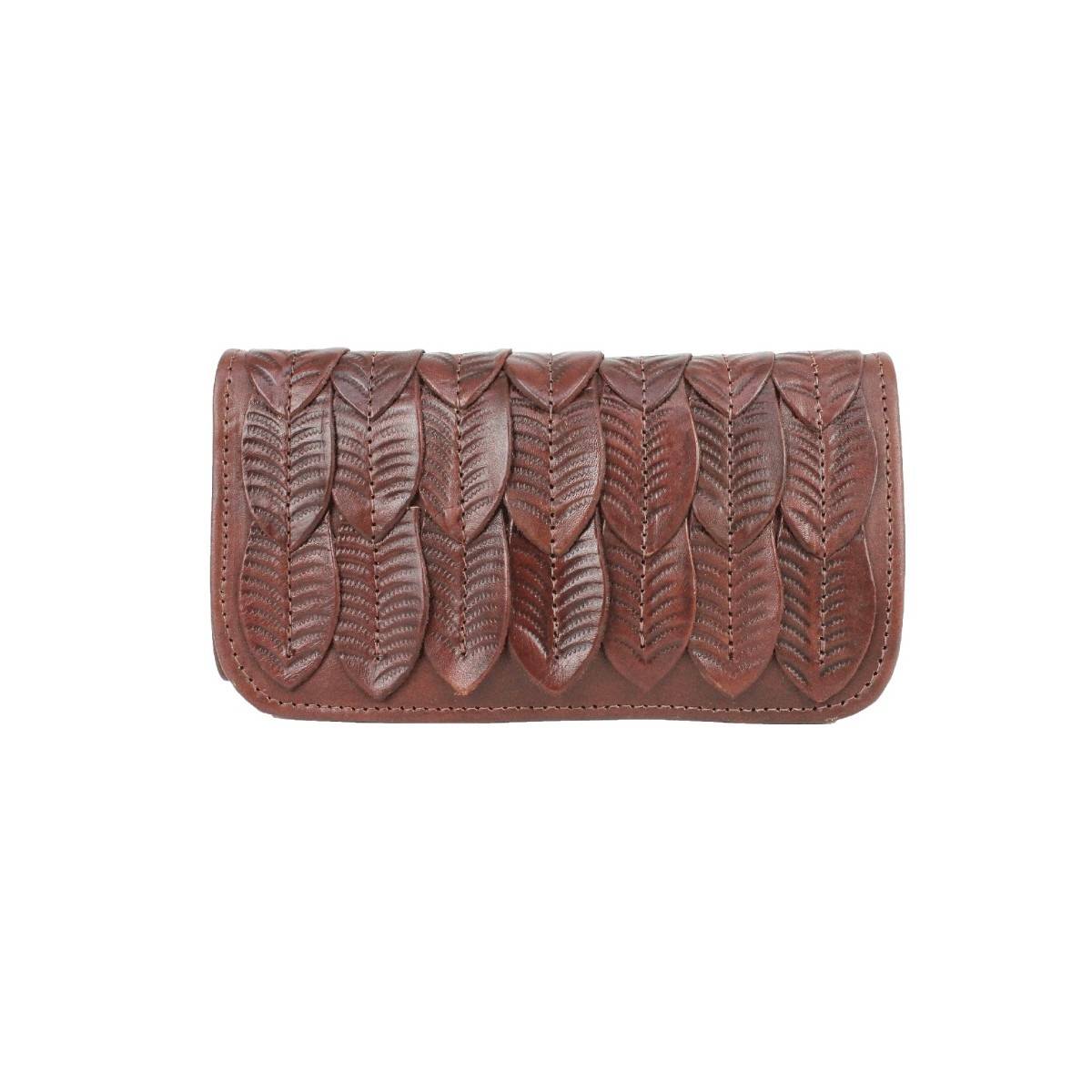 American West Ladies Freedom Feather Tri-Fold Wallet