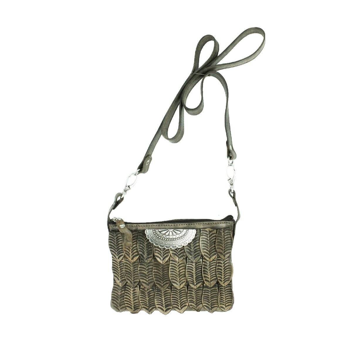 American West Freedom Feather Trail Rider Crossbody/Hip Bag