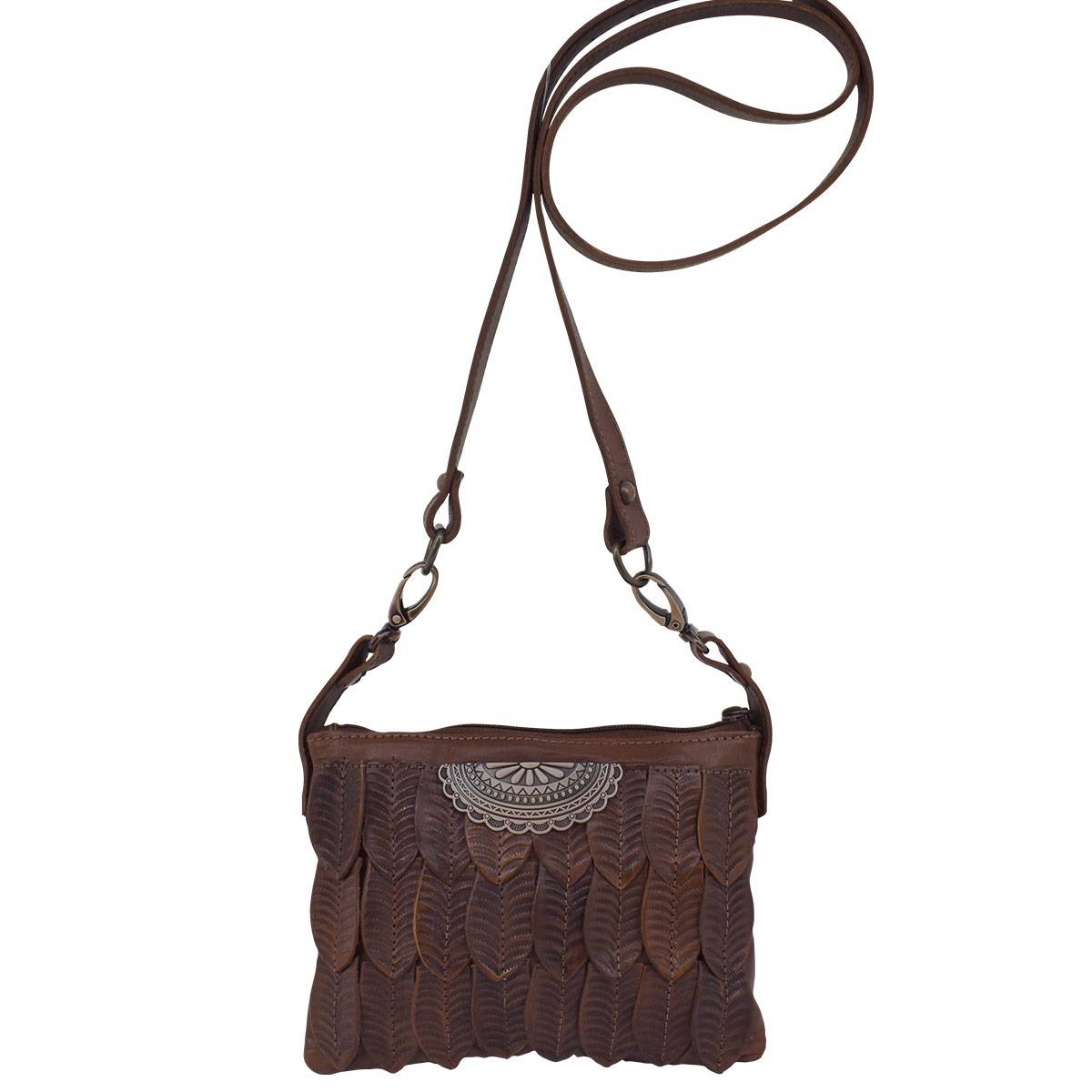 American West Freedom Feather Trail Rider Crossbody/Hip Bag