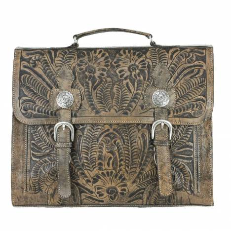 American West Stagecoach Multi Compartment Laptop Briefcase