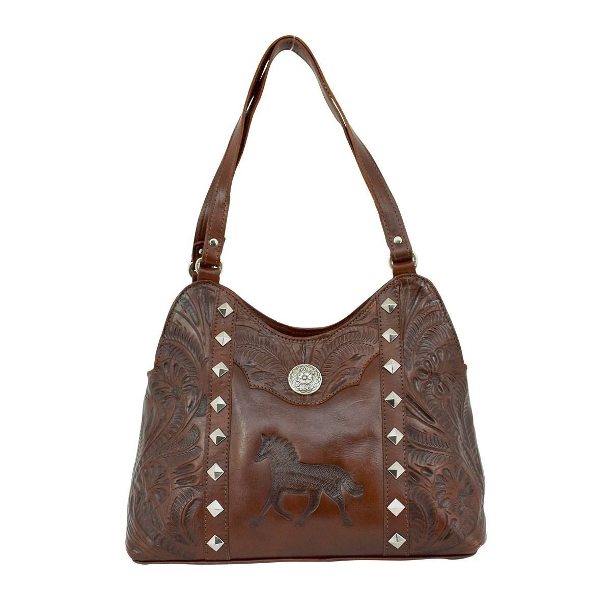 American West Hitchin Post Multi-Compartment Shoulder Bag