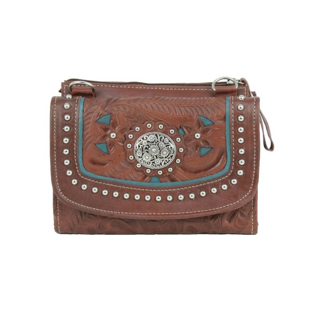 American West Lady Lace Crossbody Bag/Wallet