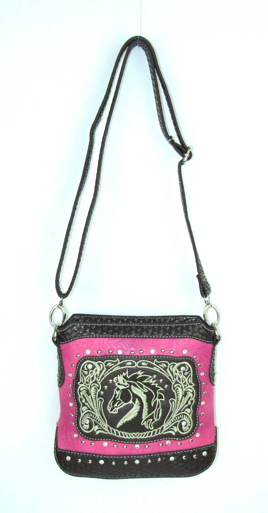 4-207159 Savana Crossbody Bag With Horse Embroidery sku 4-207159