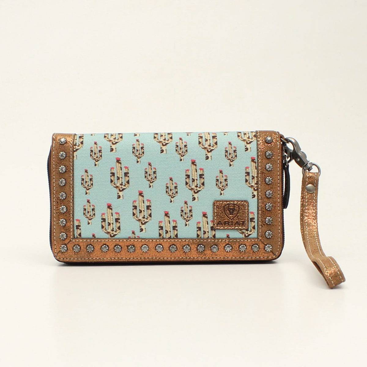 4-195289 Ariat Ladies Cruiser Cactus Matcher Clutch Purse sku 4-195289