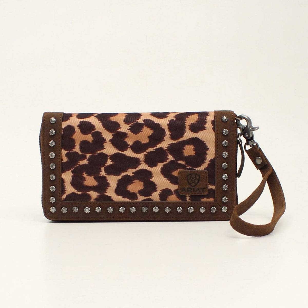 Ariat Cruiser Leopard Print Matcher Clutch Purse