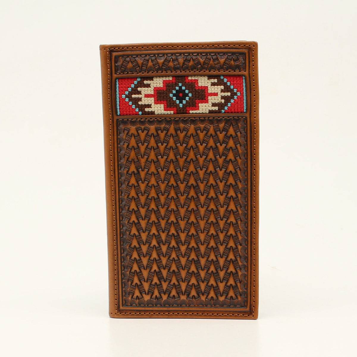 4-194622 Ariat Mens Rodeo Multi Embroidered Inlay Wallet sku 4-194622