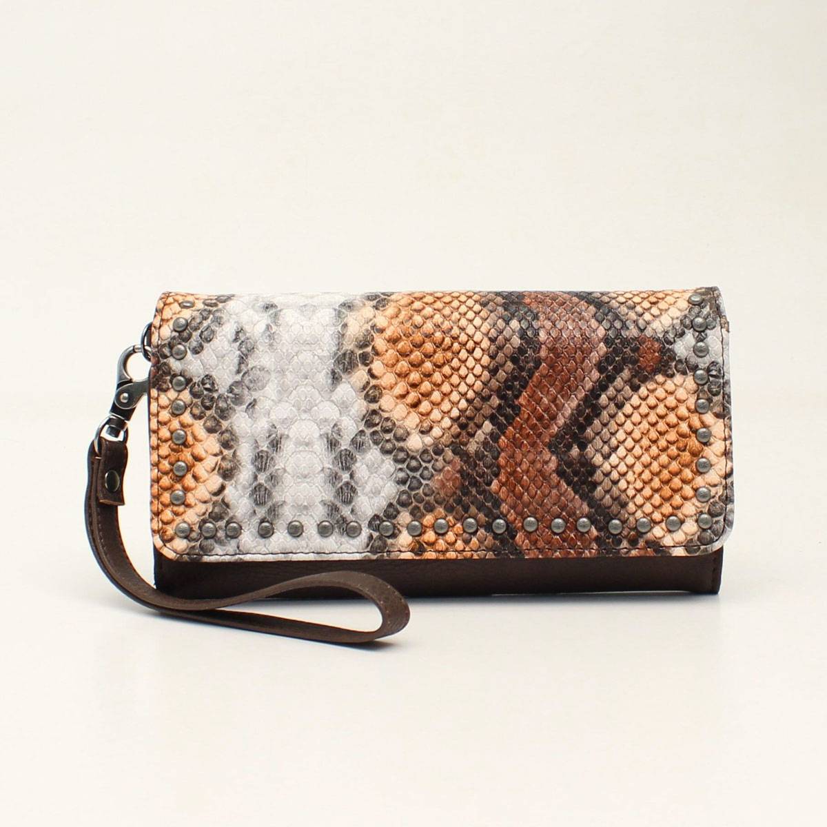 4-196339 Angel Ranch Ladies Python Clutch Purse sku 4-196339