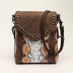 Angel Ranch Messenger Concealed Carry Python Purse