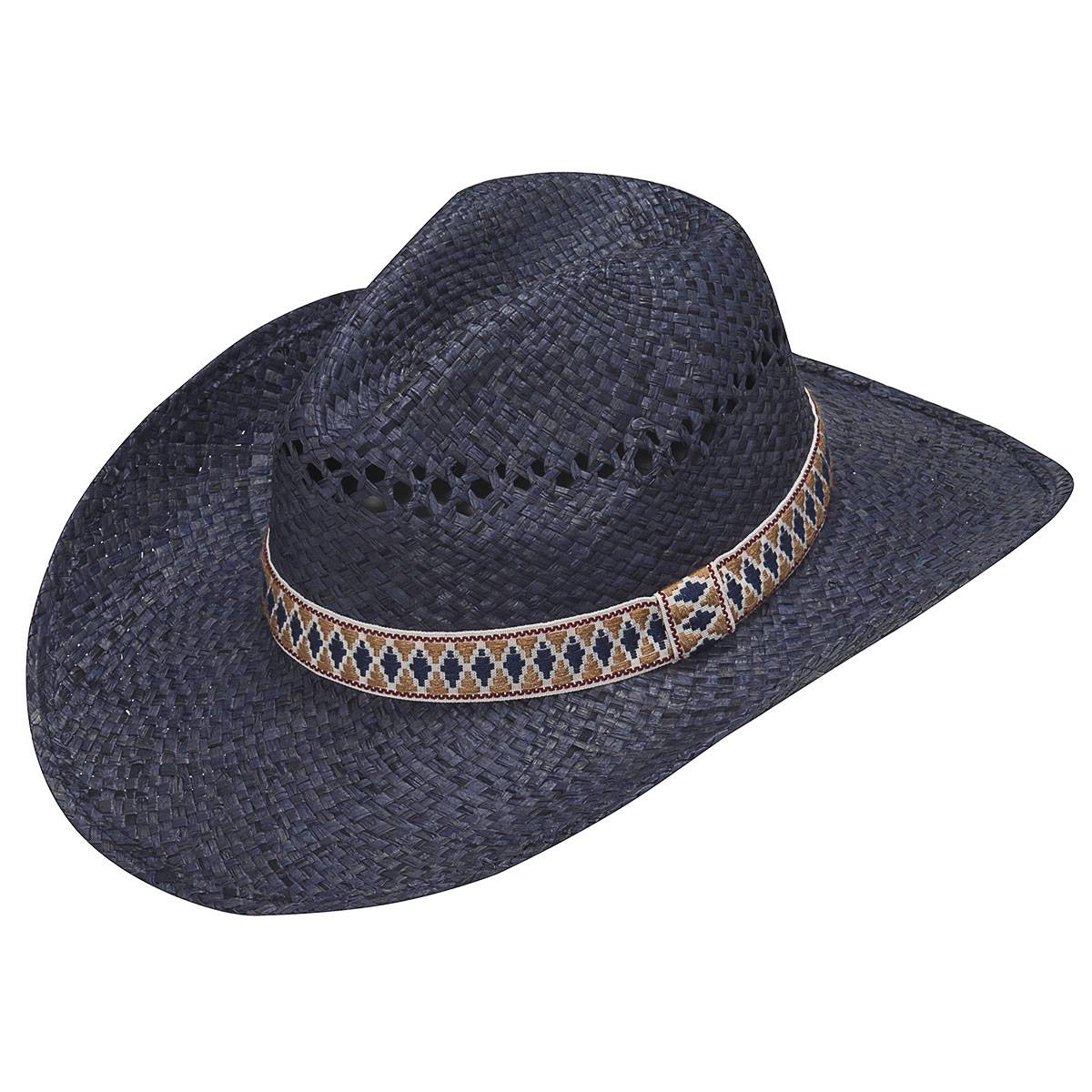 4-192392 Ariat Twister Raffia Cowboy Vented Hat sku 4-192392