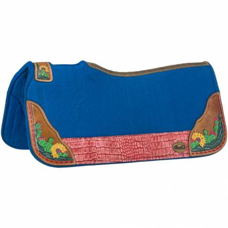 Tough-1 Hand Painted Cactus Saddle Pad