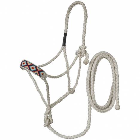 Tough 1 Beaded Mule Tape Halter With Lead