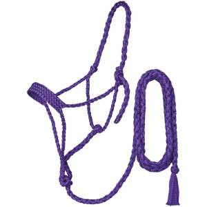 Tough-1 Mule Tape Halter with 10' Lead