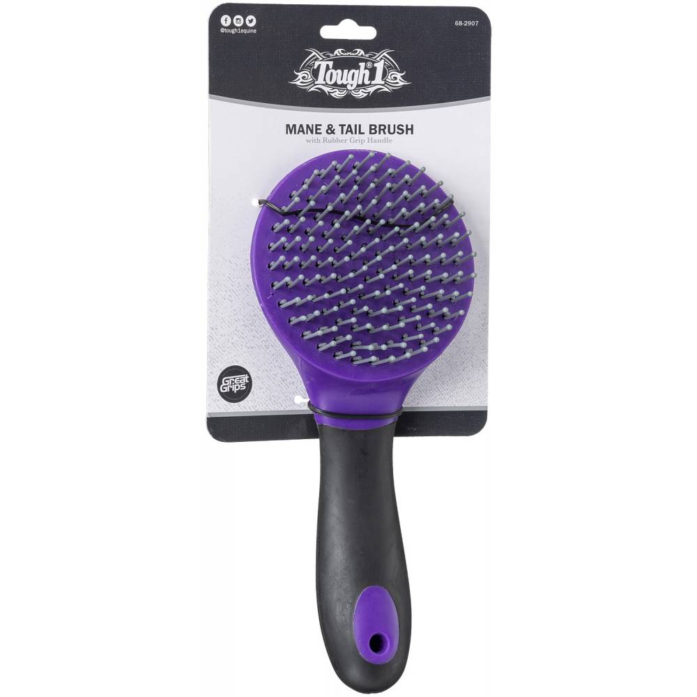 Tough1 Great Grips Mane/Tail Brush Horse EquestrianCollections