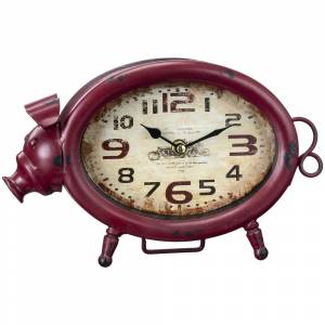 Gift Corral Pig Table Top Clock
