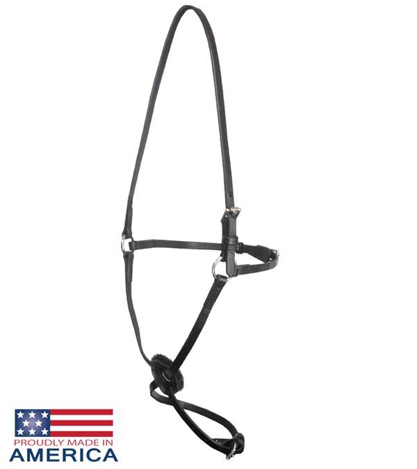 Feather-Weight Leather Figure 8 Race Halter