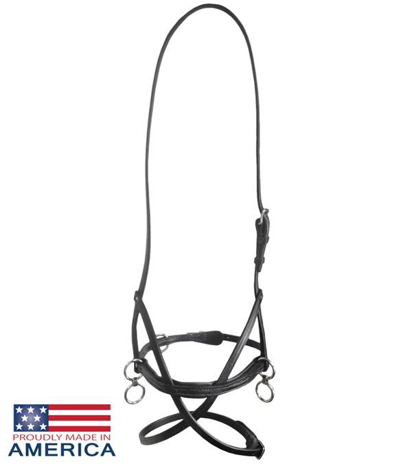 Feather-Weight Leather Figure 8 Race Halter Combo