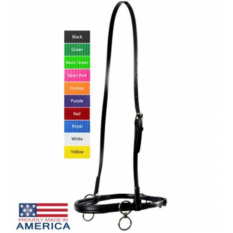 Feather-Weight Synthetic Two-Ring Race Halter