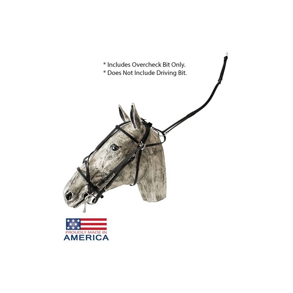 Feather-Weight US Style Double Overcheck Bridle