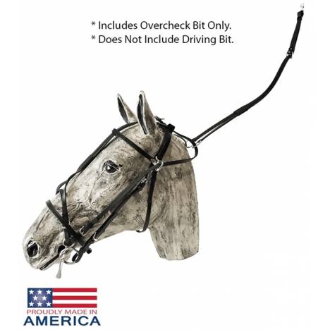 Feather-Weight US Style Double Overcheck Bridle