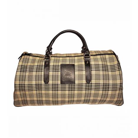 Baker Leather Strap Duffle Bag